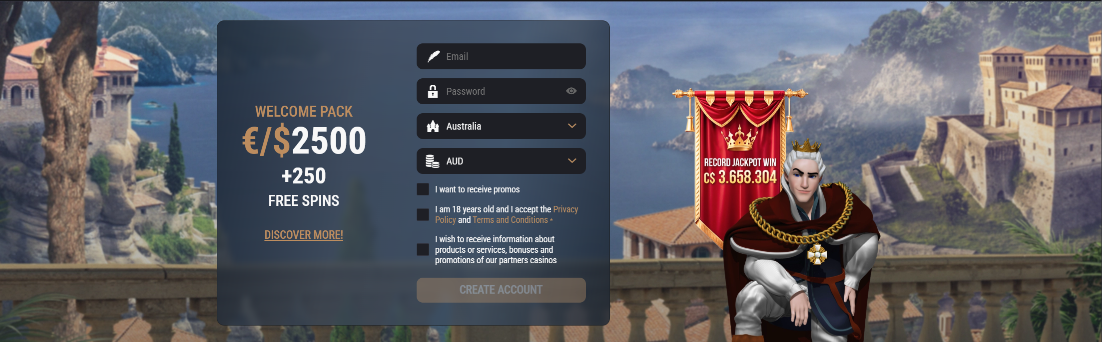 King Billy Main Banner